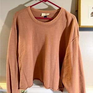 Universal Thread Women's Long Sleeve Top - pink/orange
